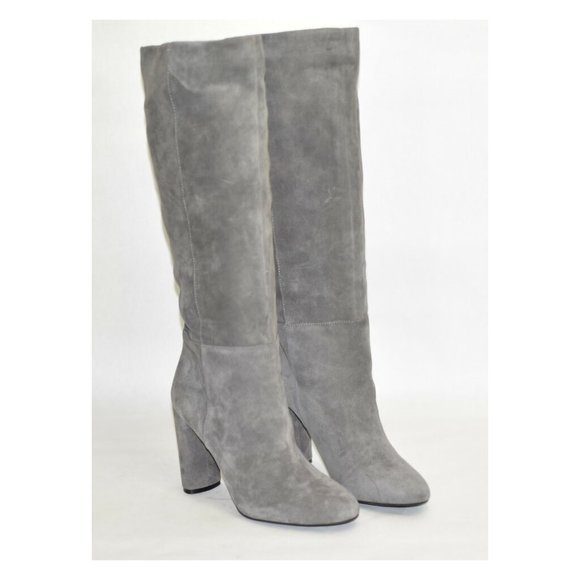 New! VINCE CAMUTO Femmie Tall Shaft Boot Gray Suede Size 9.5 M T45 - Picture 6 of 8